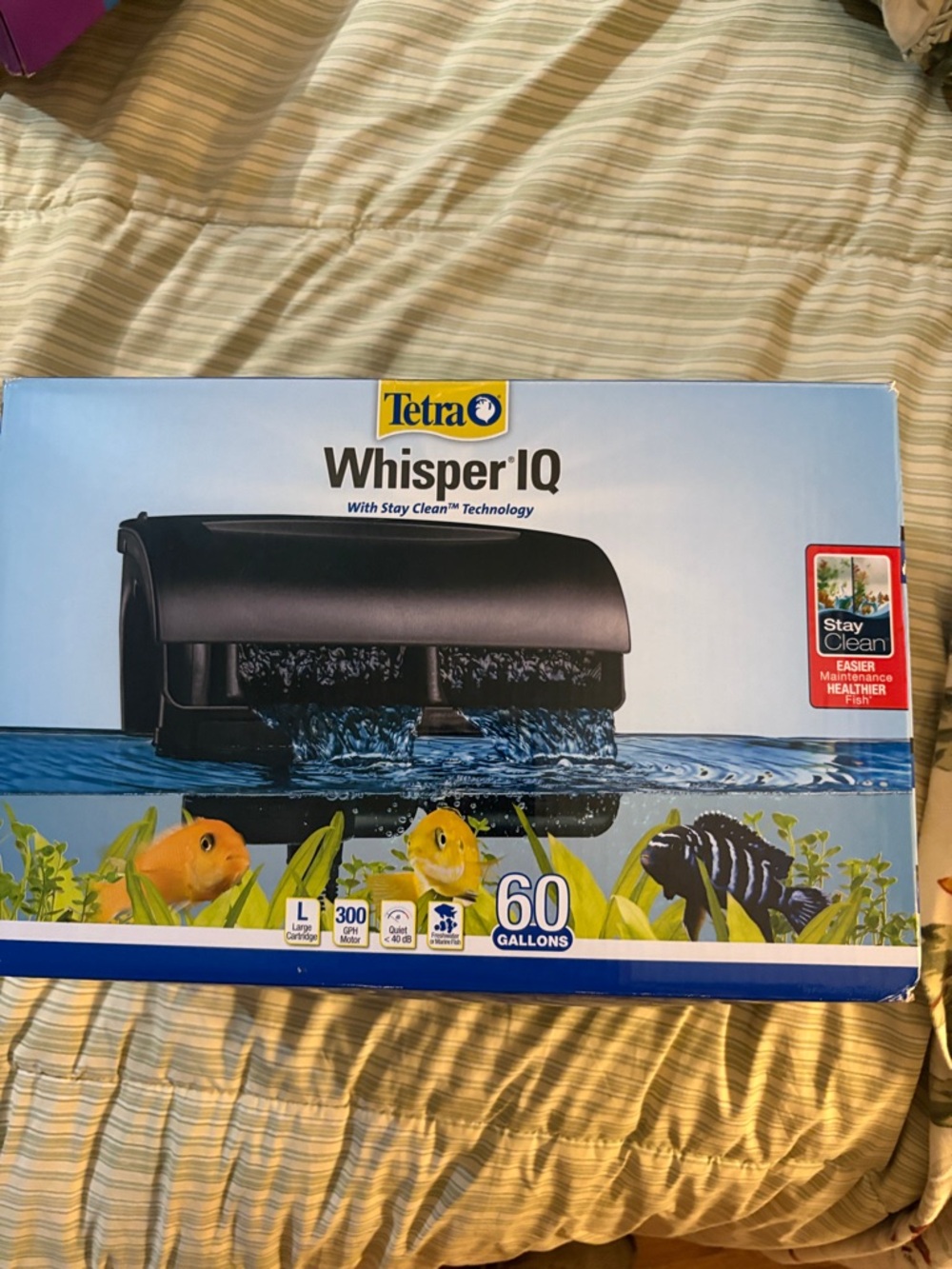 Tetra Whisper IQ Aquarium Filter - Black